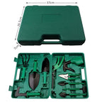 Garden Tool Set | Stainless Steel Heads & Ergonomic Handles | Set of 10