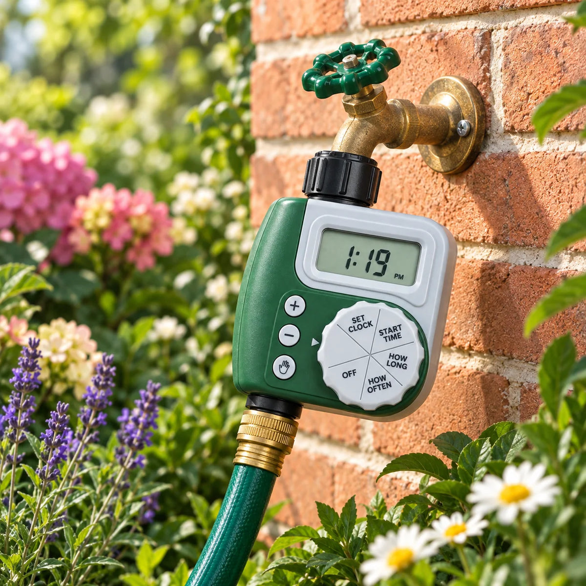 Garden Watering Timer | LCD Display & Programmable