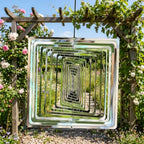 Garden Wind Spinner | 3D Rotating & Reflective Stainless Steel