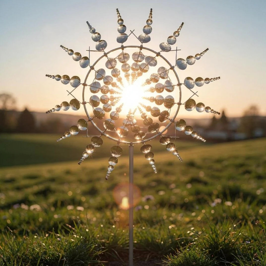 Garden Wind Spinner | Weather-Resistant Metal & Smooth Ball-Bearing Spin
