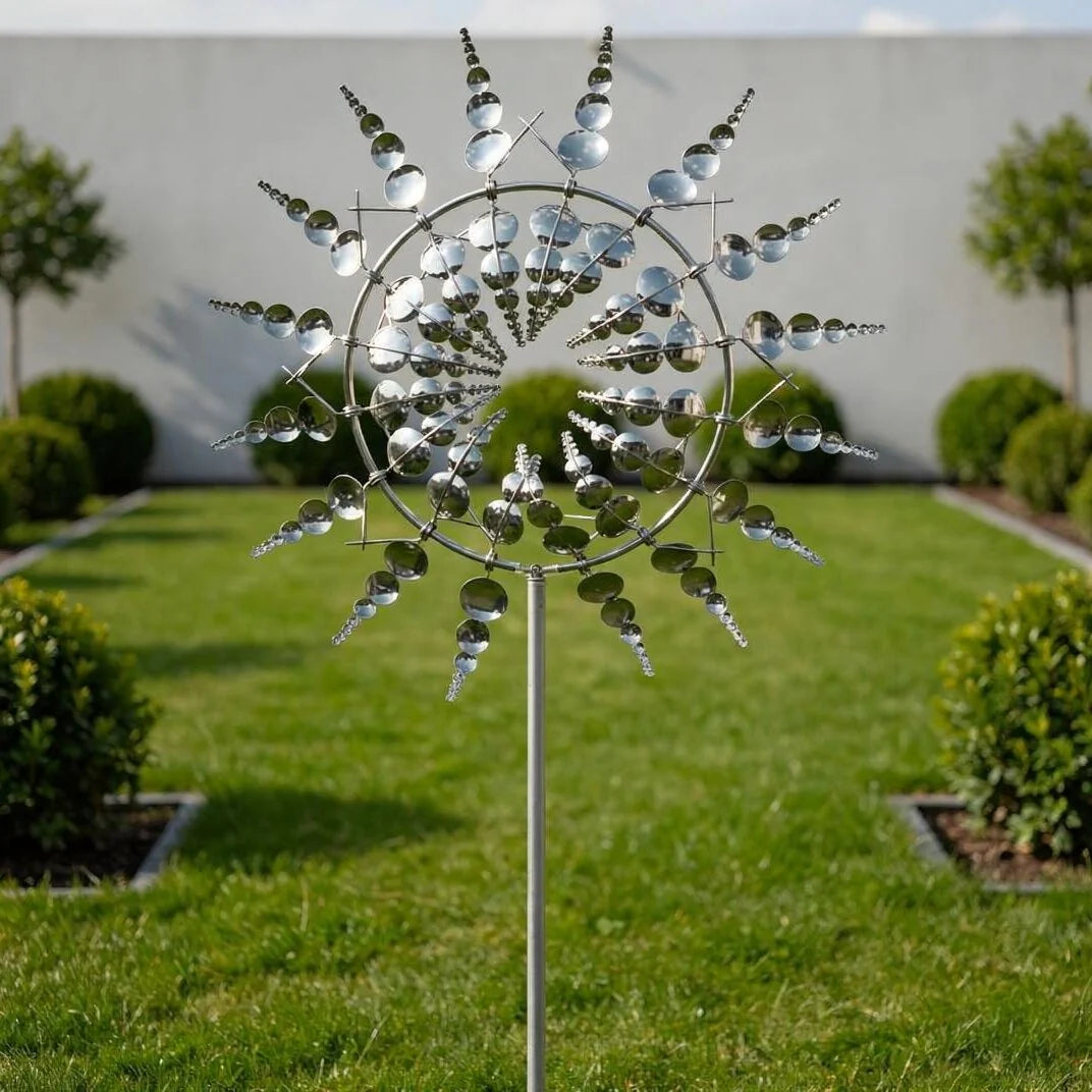 Garden Wind Spinner | Weather-Resistant Metal & Smooth Ball-Bearing Spin