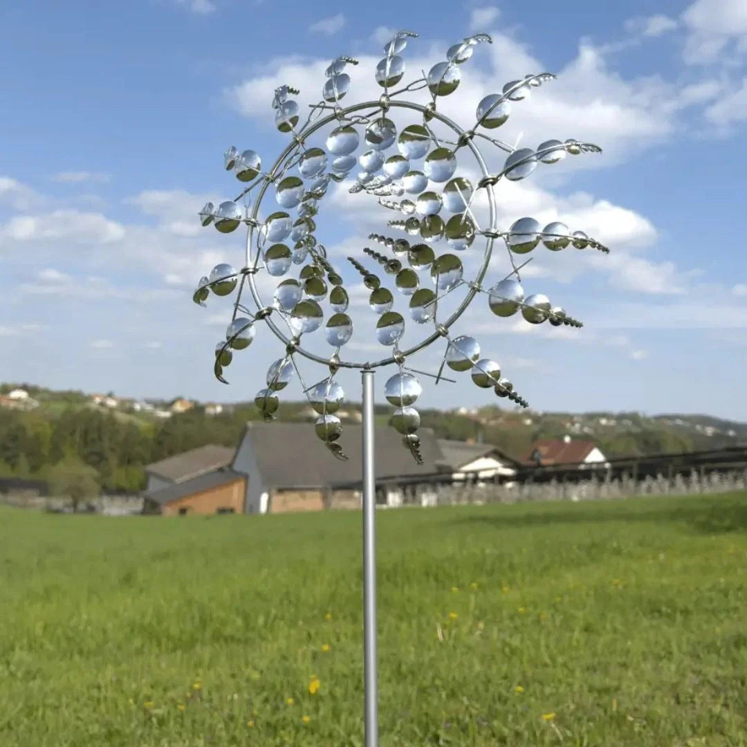 Garden Wind Spinner | Weather-Resistant Metal & Smooth Ball-Bearing Spin