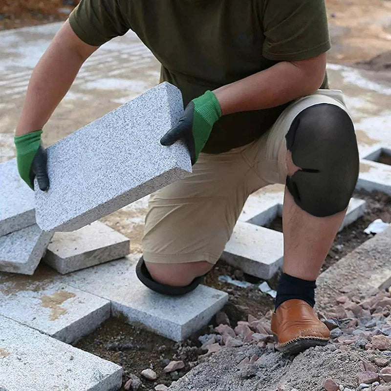 Gardening Knee Pads | Soft EVA Cushioning & Non-Slip Adjustable Straps