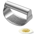Garlic Press Rocker | Curved Design & Built-In Bottle Opener