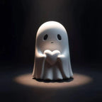 Ghost Sculpture | Durable Resin & Middle-Finger Gesture | 8.5 cm High