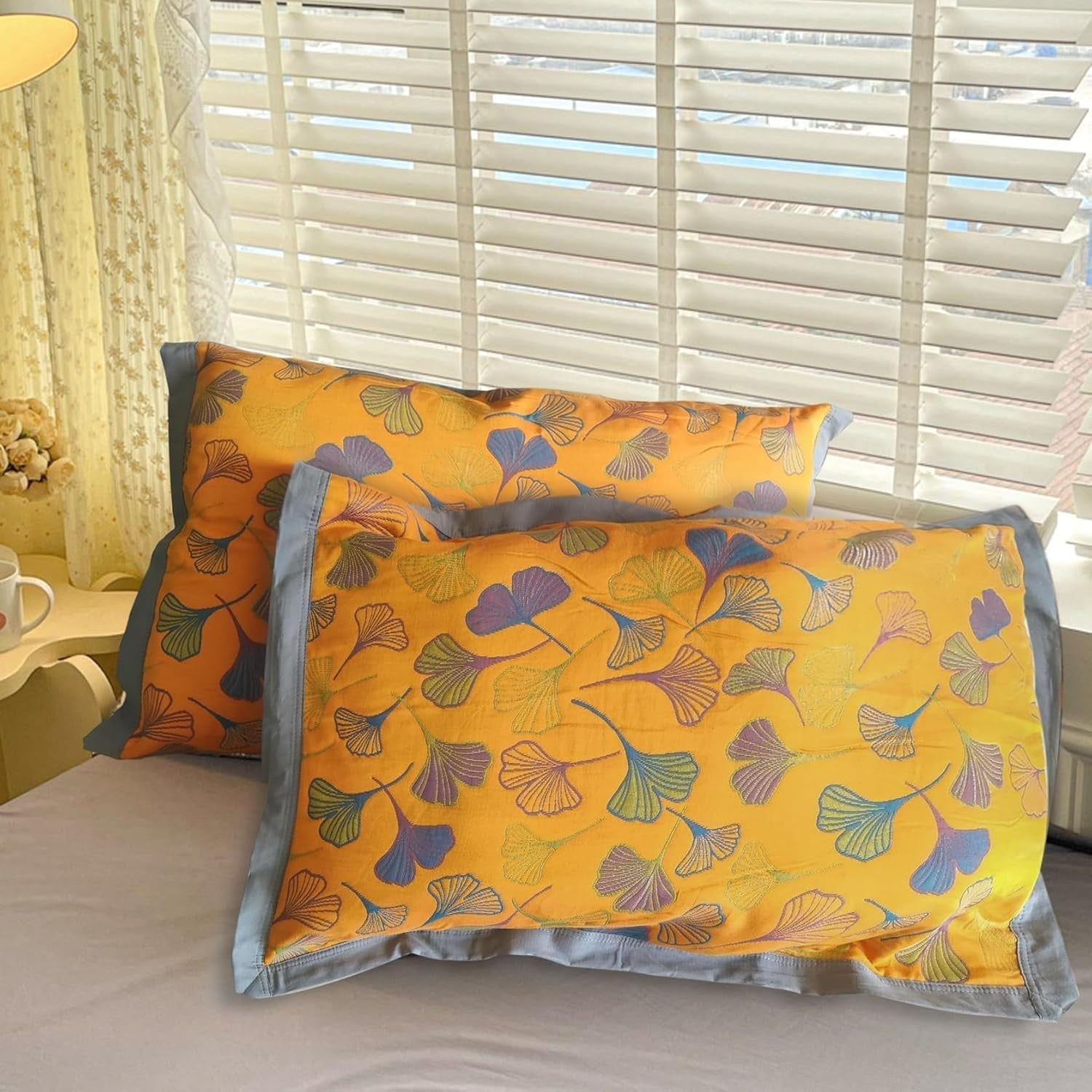 Ginkgo Leaf Pillowcase