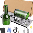 Glass Bottle Cutter | Adjustable Cutting Wheel & Stainless Steel | DIY Kit