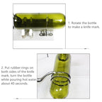 Glass Bottle Cutter | Adjustable Cutting Wheel & Stainless Steel | DIY Kit