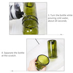 Glass Bottle Cutter | Adjustable Cutting Wheel & Stainless Steel | DIY Kit