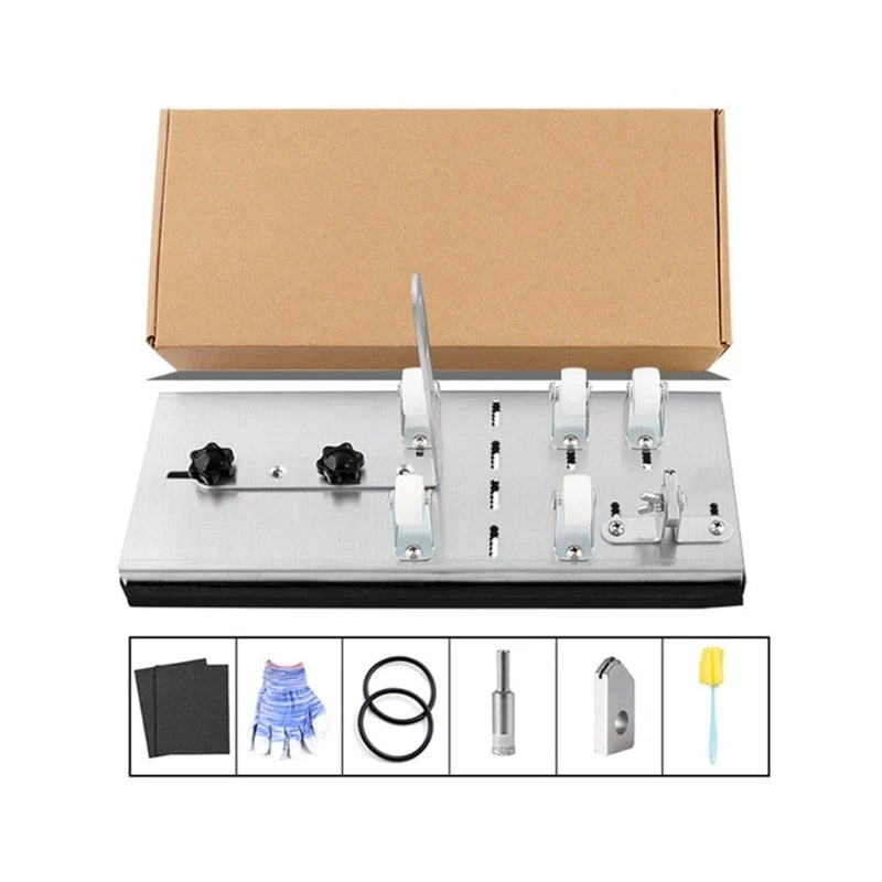 Glass Bottle Cutter | Adjustable Cutting Wheel & Stainless Steel | DIY Kit