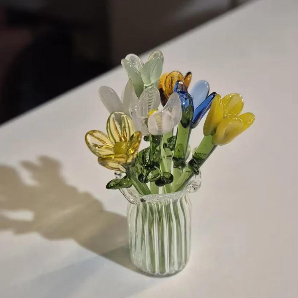 Glass Flower Bouquet | Handcrafted & Everlasting