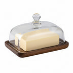 Glass Lid Butter Dish