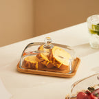 Glass Lid Butter Dish