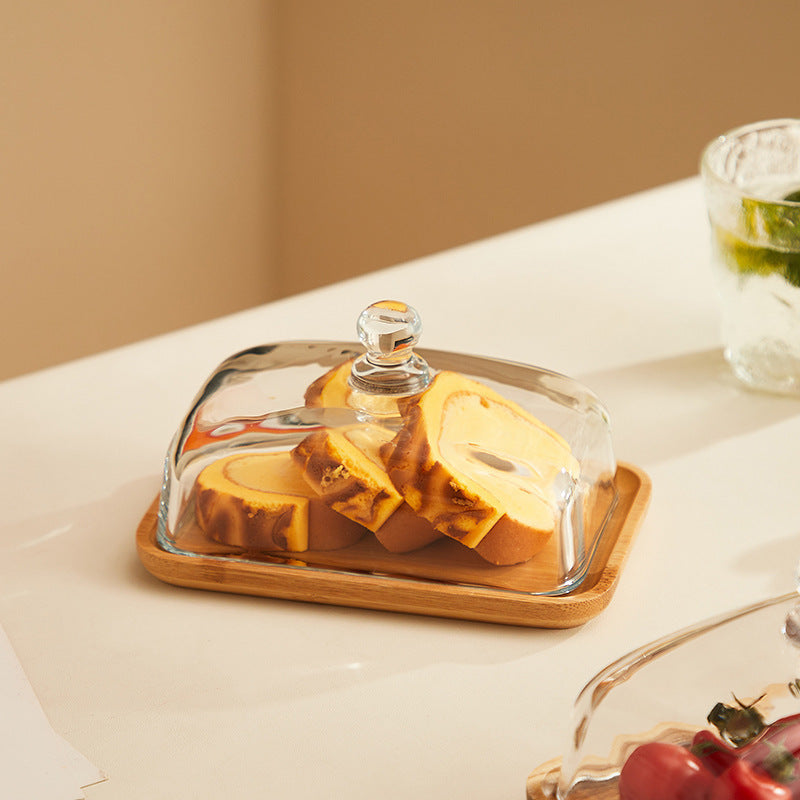 Glass Lid Butter Dish