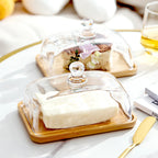 Glass Lid Butter Dish