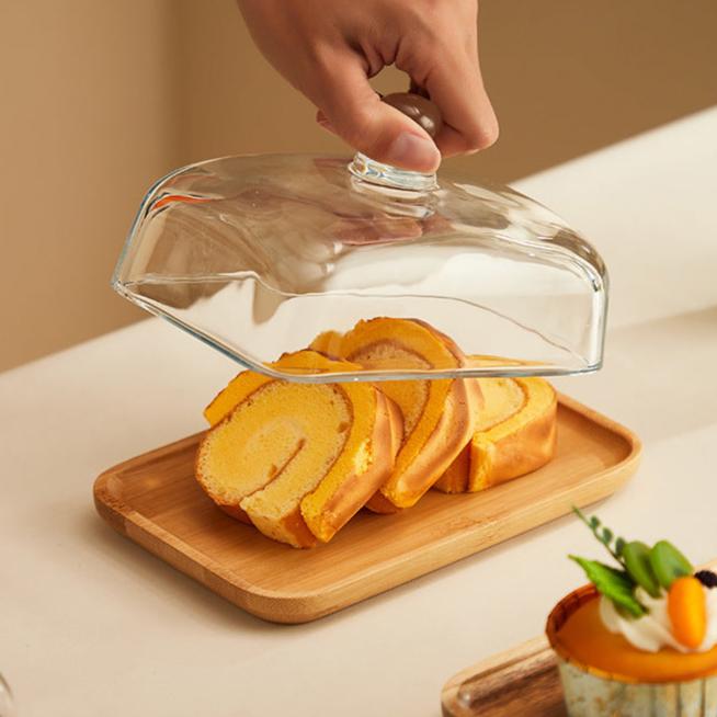 Glass Lid Butter Dish