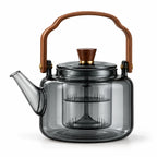 Glass Teapot | Heat-Resistant Borosilicate & Built-In Infuser | 40.5 fl oz