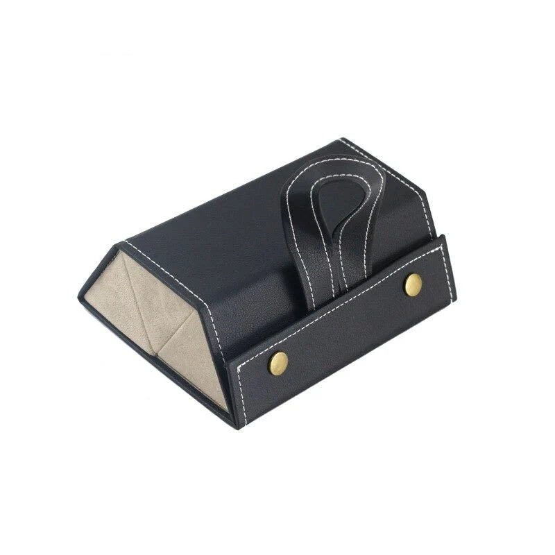 Glasses Case | Foldable PU Leather & Flannel Lining | Up to 6 Compartments