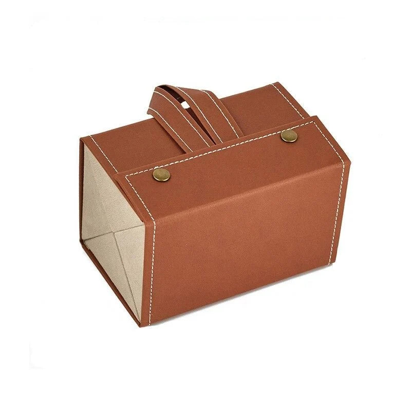 Glasses Case | Foldable PU Leather & Flannel Lining | Up to 6 Compartments
