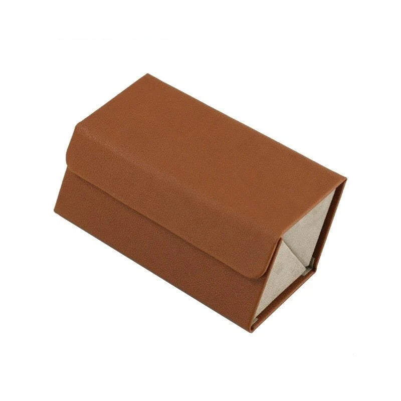 Glasses Case | Foldable PU Leather & Flannel Lining | Up to 6 Compartments