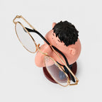 Glasses Stand | Hand-Painted Resin Nose-Slot