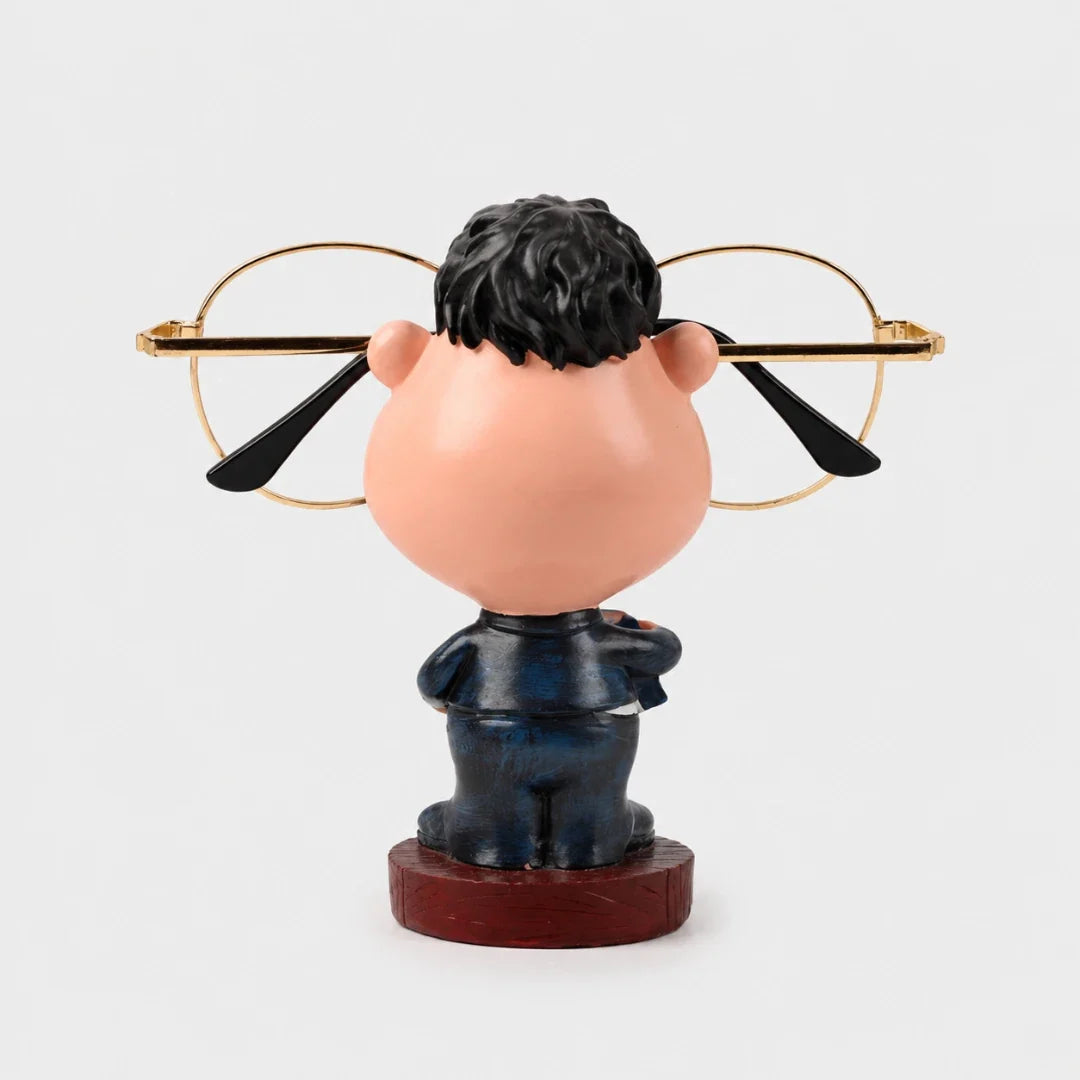Glasses Stand | Hand-Painted Resin Nose-Slot