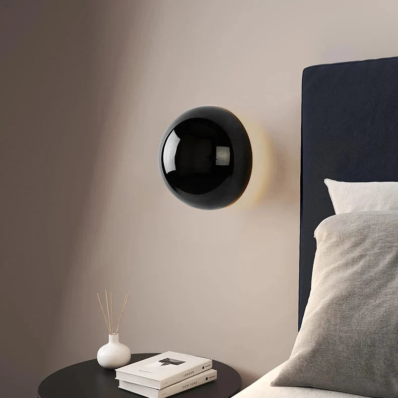 Globe Wall Sconce | Glass Globe Shade & LED | 10 & 15 cm