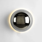 Globe Wall Sconce | Glass Globe Shade & LED | 10 & 15 cm