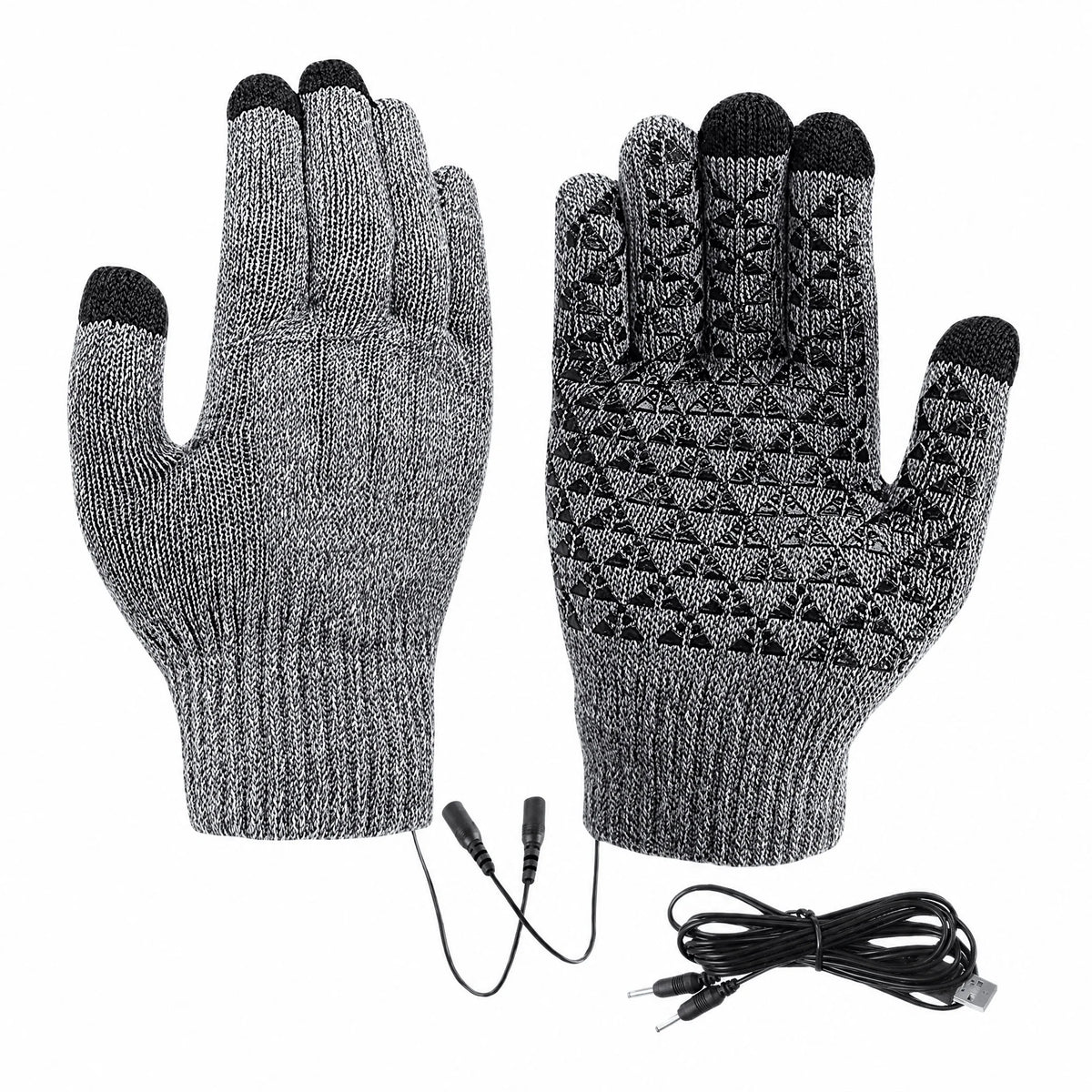 Gloves | USB-Powered Warmth & Touchscreen Fingertips | Pair