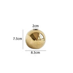 Golden Sphere Vase