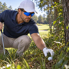 Golf Ball Finding Glasses | Blue-Tinted Contrast Lenses & Lightweight | Includes Case & Microfiber Pouch