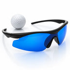 Golf Ball Finding Glasses | Blue-Tinted Contrast Lenses & Lightweight | Includes Case & Microfiber Pouch