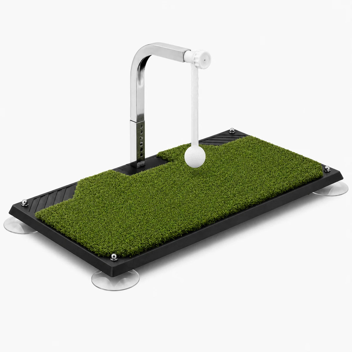 Golf Swing Trainer | Adjustable Height & Tethered Ball Feedback