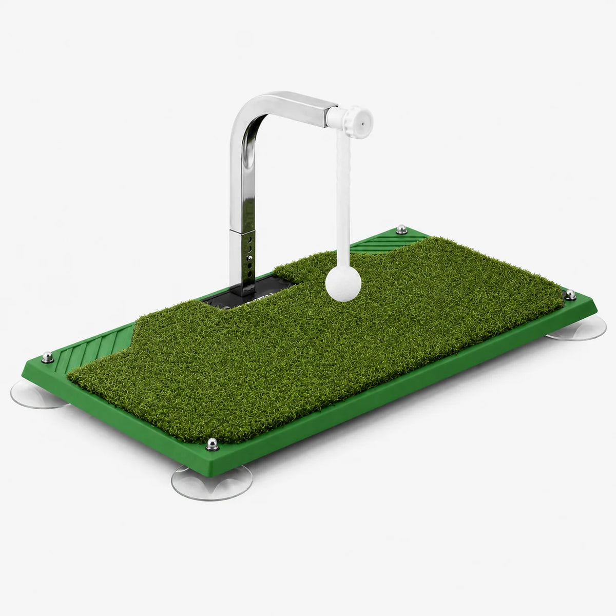 Golf Swing Trainer | Adjustable Height & Tethered Ball Feedback