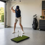 Golf Swing Trainer | Adjustable Height & Tethered Ball Feedback