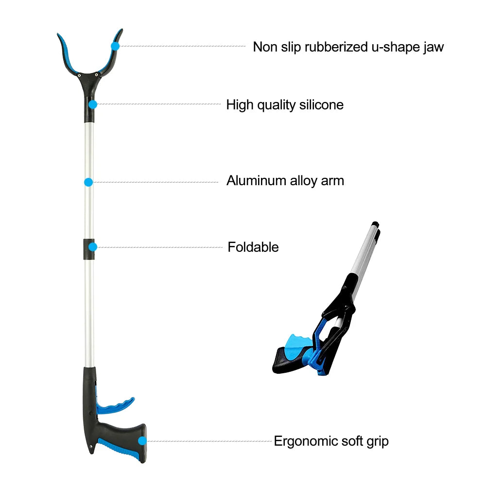 Grabber Stick | Foldable Aluminum Rotating Jaw | 81 cm Reach