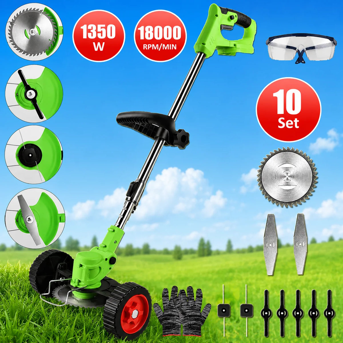 Grass Trimmer | Cordless 24V & 4-In-1