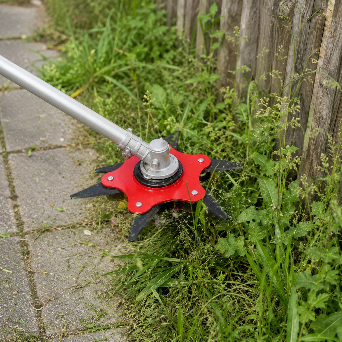 Grass Trimmer Head | Manganese Steel & Six Razors | Universal Fit