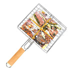 Grill Basket | Foldable Stainless Steel & Dishwasher-Safe