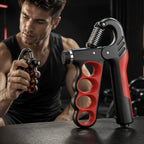 Grip Strengthener | Electronic Rep Counter & Adjustable Resistance | 11–220 lb