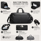 Gym Duffel Bag | Waterproof & Ventilated Shoe Compartment