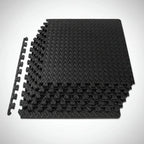 Gym Floor Mats | Interlocking High-Density EVA Foam & Water-Resistant | 24 Sq Ft Set