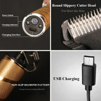 Hair Clipper | Cordless & Rechargeable, Precision Ceramic Blades