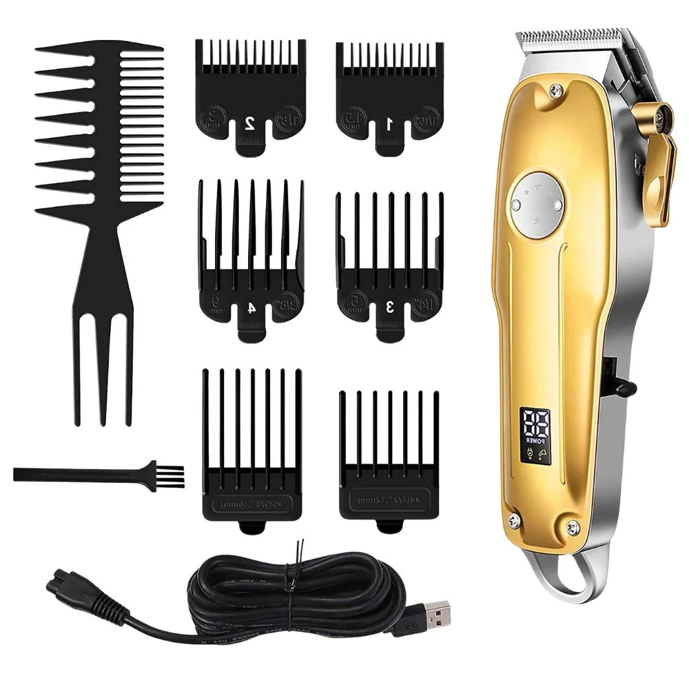Hair Clipper | Cordless & Rechargeable, Precision Ceramic Blades