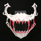 Half Face Mask | Sculpted Fang Details & Breathable Fit