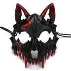 Half Face Mask | Sculpted Fang Details & Breathable Fit