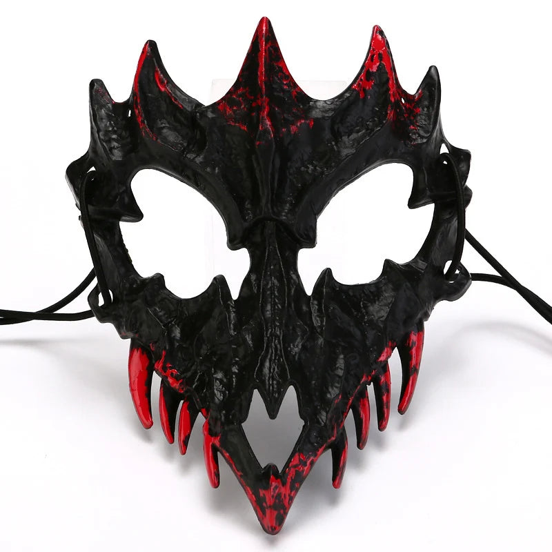 Half Face Mask | Sculpted Fang Details & Breathable Fit