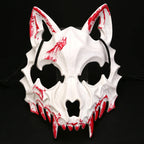 Half Face Mask | Sculpted Fang Details & Breathable Fit