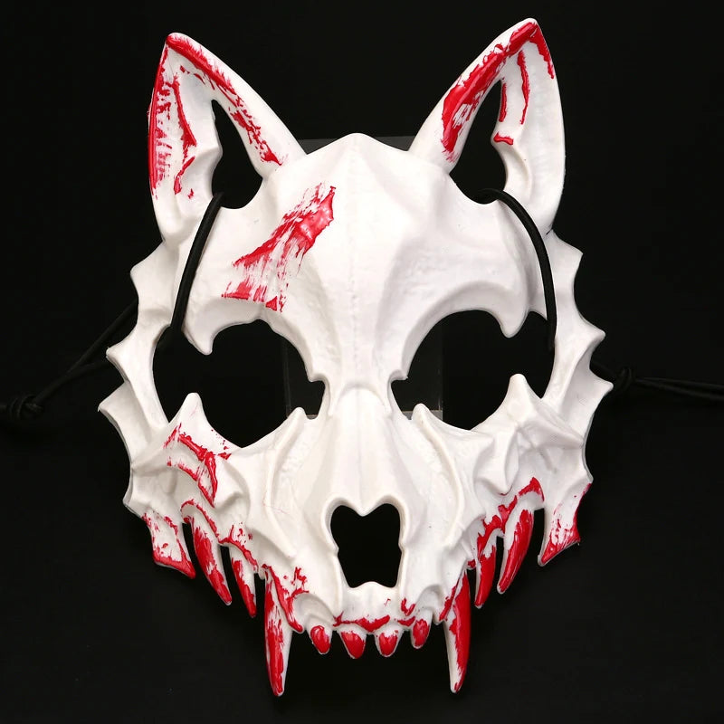 Half Face Mask | Sculpted Fang Details & Breathable Fit