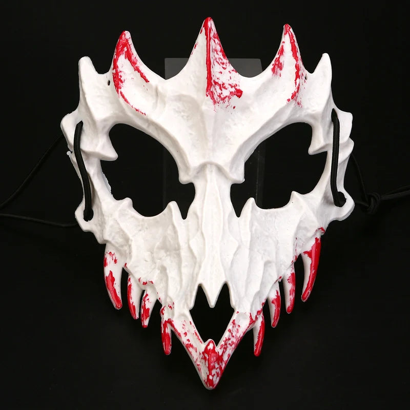 Half Face Mask | Sculpted Fang Details & Breathable Fit